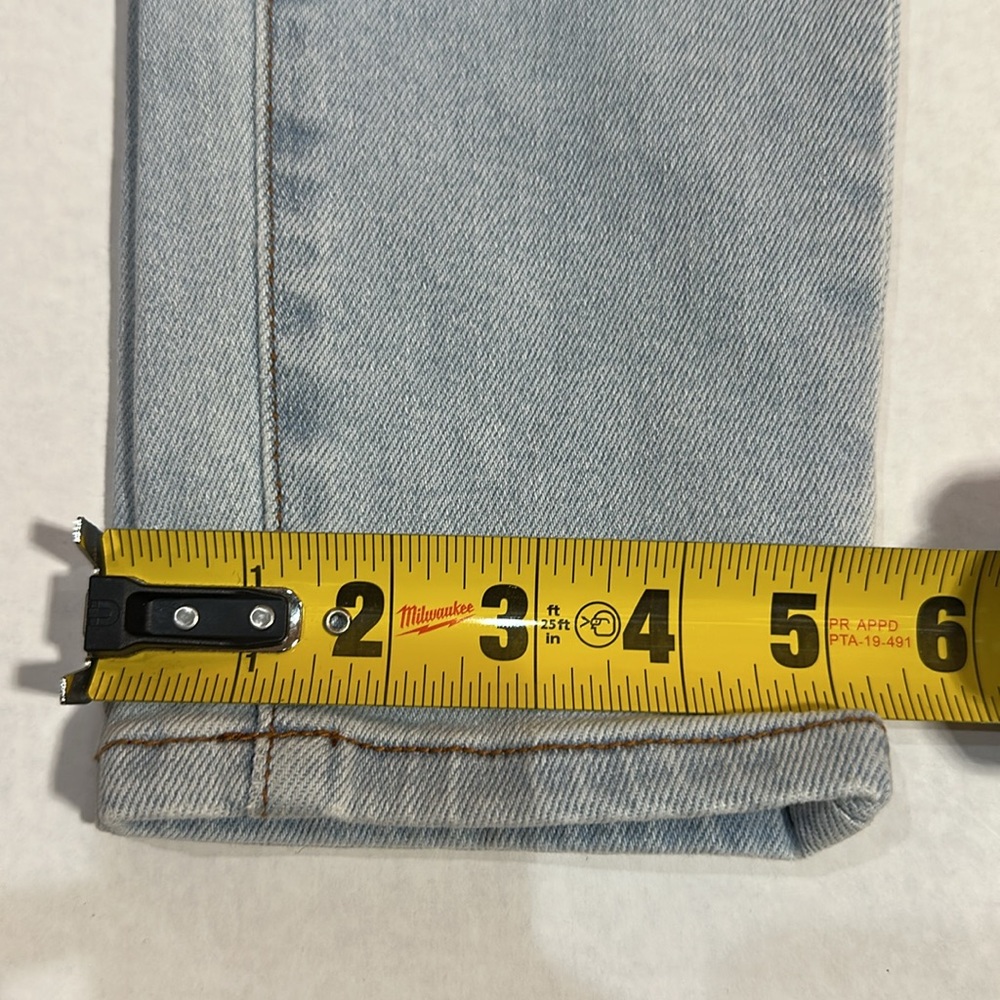 Monkey Ride Jeans Light Blue Women's Jeans - Picture 8 of 12